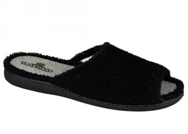 Γυναικείες Παντόφλες | Μπουρνουζέ | Υφαντίδης | 526142 | Μαύρο - Υφαντίδης - 